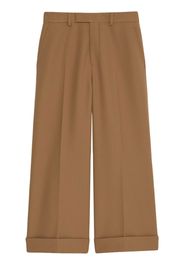 Gucci tailored cropped trousers - Marrone