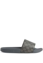 Gucci GG monogram slides - Grigio