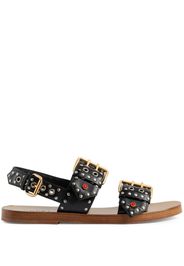 Gucci studded buckled sandals - Nero