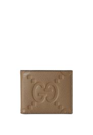 Gucci Portafoglio Jumbo GG in pelle - Marrone