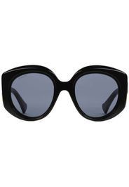 Gucci Eyewear oversized round-frame sunglasses - Nero