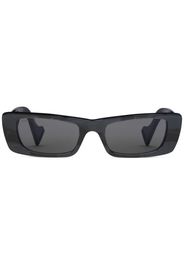 Gucci Eyewear Occhiali da sole rettangolari - Nero