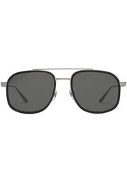 Gucci Eyewear navigator-frame sunglasses - Argento