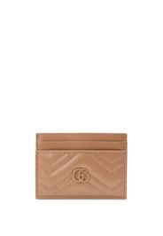 Gucci GG Marmont matelassé card case - Toni neutri