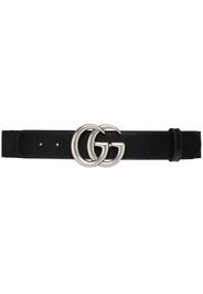 Gucci Cintura GG Marmont con maxi GG - Nero