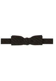 Gucci Interlocking G silk bow tie - Nero