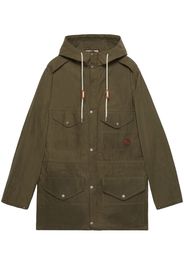 Gucci Waxed cotton adjustable length jacket - Verde
