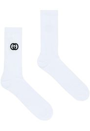 Gucci Interlocking-G cotton ankle socks - Bianco