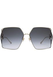 Gucci Eyewear oversize square-frame sunglasses - Oro