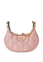 Gucci GG Matelassé half-moon shaped bag - Rosa