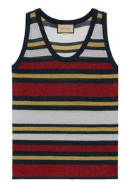 Gucci striped fine-knit top - 4548 Blu