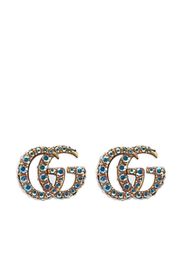 Gucci Double G crystal-embellished earrings - Oro