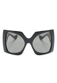 Gucci Eyewear Occhiali da sole GG squadrati - Nero