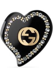 Gucci Interlocking-G heart-shape hair clip - Nero