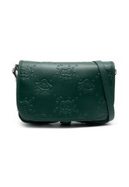 Gucci Kids Borsa a spalla con logo goffrato - Verde