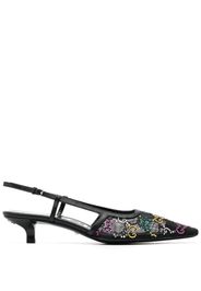 Gucci GG 40mm slingback pumps - Nero