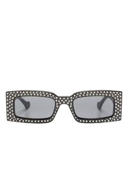 Gucci Eyewear Occhiali da sole con placca logo - Nero