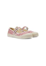 Gucci Kids Ballerine GG con punta tonda - Rosa