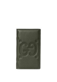 Gucci Jumbo GG leather wallet - Verde