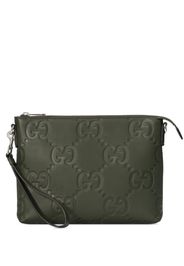 Gucci Borsa messenger Jumbo GG - Verde