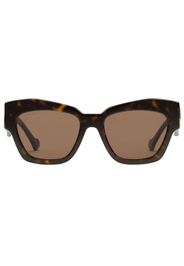 Gucci Eyewear Occhiali da sole GG cat-eye - Marrone