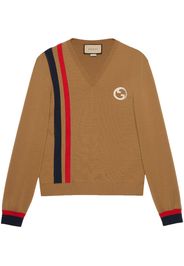 Gucci Interlocking G wool jumper - Marrone