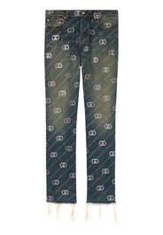 Gucci Interlocking G straight-leg jeans - Blu