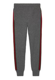 Gucci Pantaloni sportivi con coulisse - Grigio