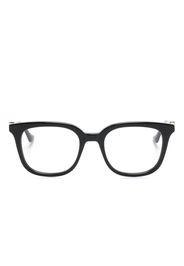 Gucci Eyewear Occhiali da sole con decorazione Web - Nero