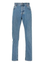 Gucci Jeans con decorazione Web - Blu