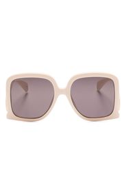 Gucci Eyewear Occhiali da sole oversize - Toni neutri