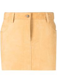 GUESS USA raw-cut suede mini skirt - Toni neutri