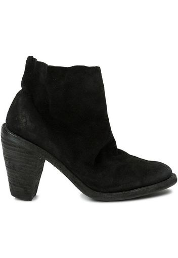 tapered heel ankle boots