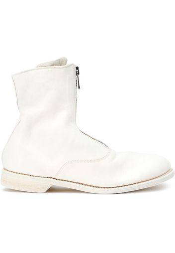 Guidi Stivali con zip - Bianco