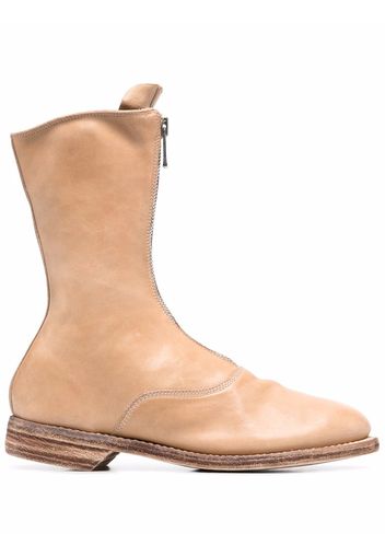 Guidi 310 zip-up ankle boots - Marrone