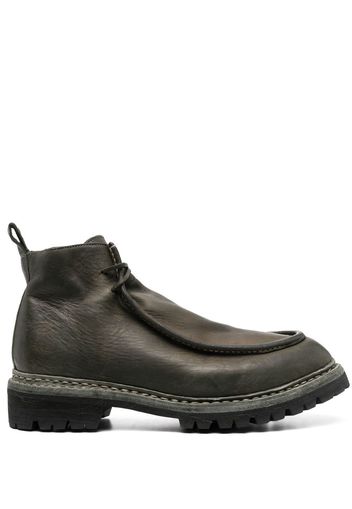 Guidi lace-up leather boots - Verde