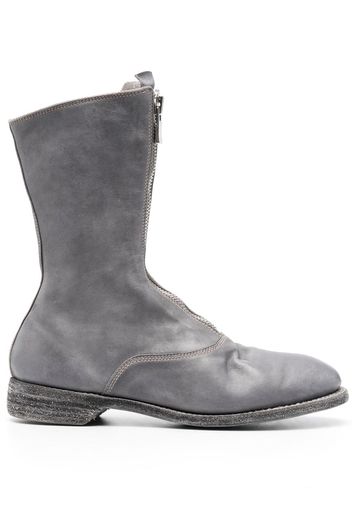 Guidi zip-up leather boots - Grigio