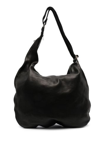 Guidi leather shoulder bag - Nero