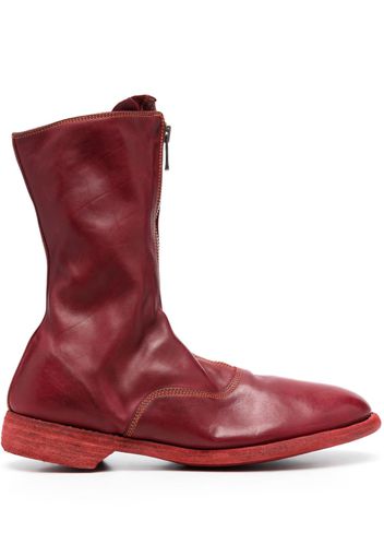 Guidi 310 zip-up boots - Rosso