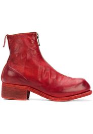 Guidi Stivaletti con zip frontale - Rosso