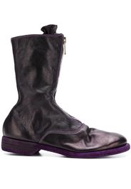 Guidi Stivali con zip - Viola