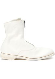 Guidi Stivali con zip - Bianco