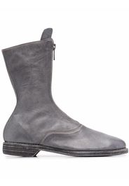 Guidi front zip ankle boots - Grigio