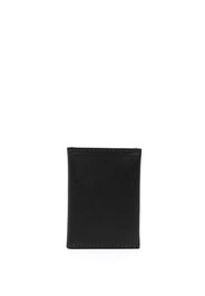 Guidi bi-fold leather card holder - Nero