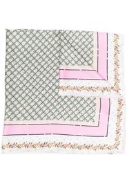 GUNIA Foulard con stampa grafica - Rosa