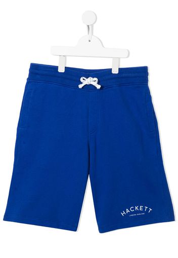 Hackett Kids Shorts con stampa - Blu