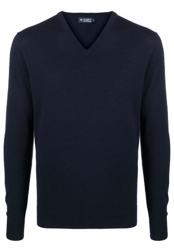 Hackett Maglione con scollo a V - Blu