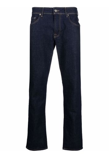 Hackett Jeans slim a vita media - Blu