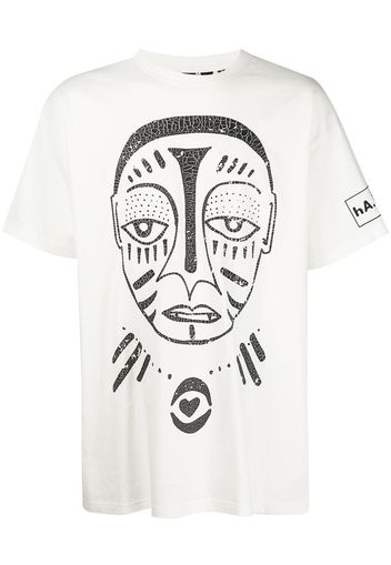 Haculla T-shirt Believe Face - Bianco