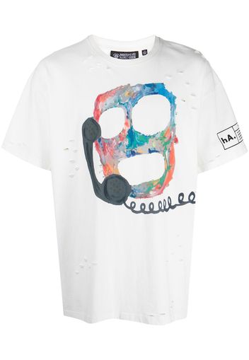 Haculla T-shirt con stampa - Bianco